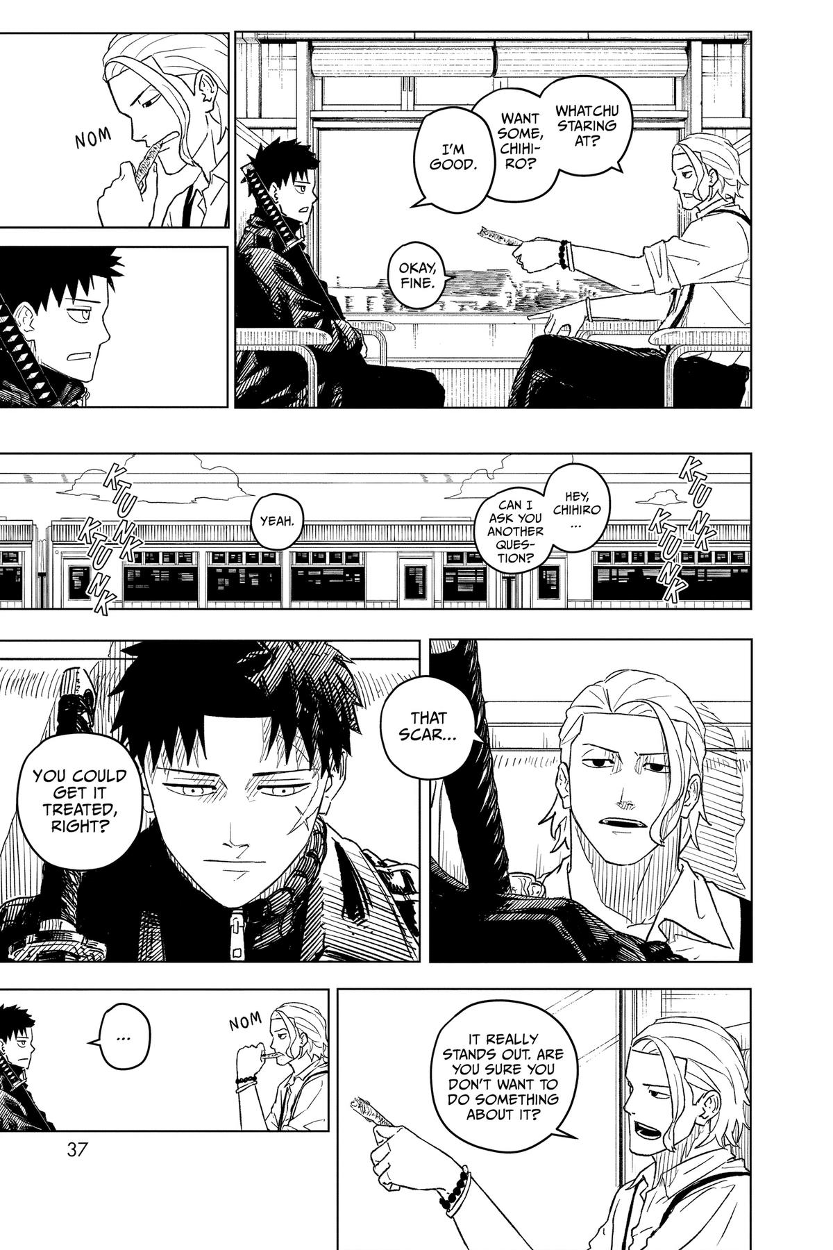 Kagurabachi Manga Chapter 1 page 37 - Mission