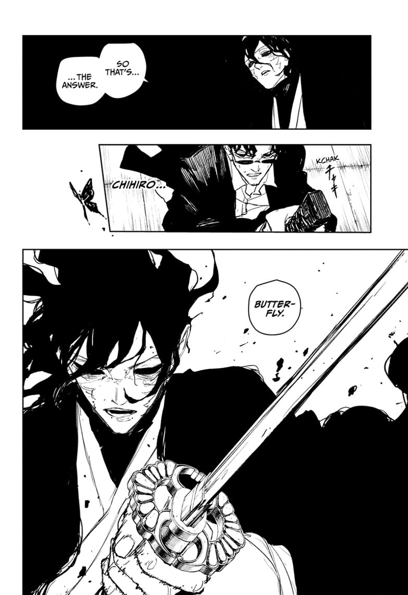 Kagurabachi Manga Chapter 105 page 16 - Transformation