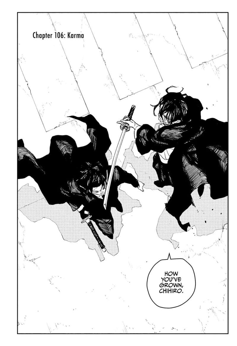 Kagurabachi Manga Chapter 106 page 3 - Karma