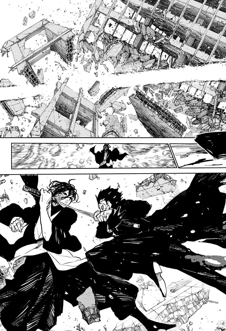 Kagurabachi Manga Chapter 108 page 13 - Enten vs. Magatsumi