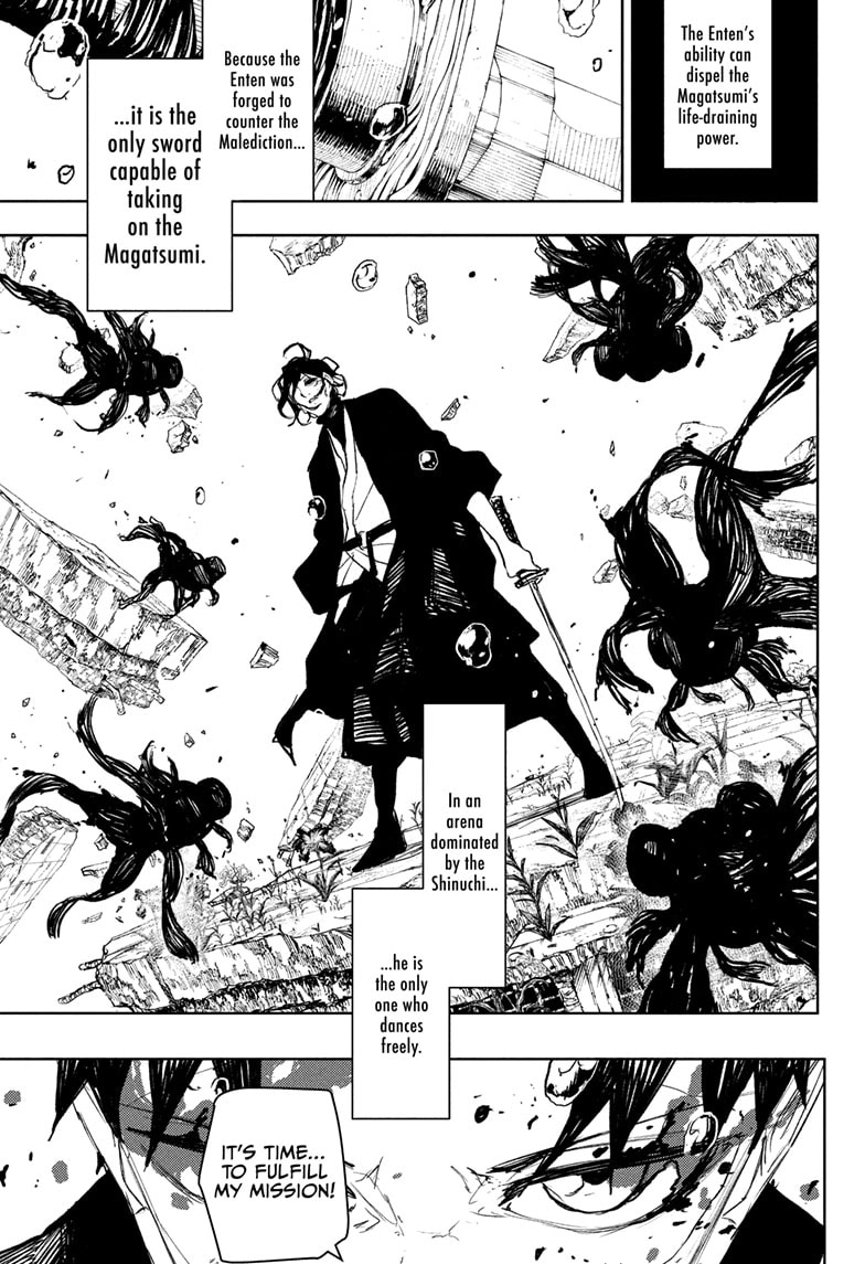 Kagurabachi Manga Chapter 108 page 5 - Enten vs. Magatsumi