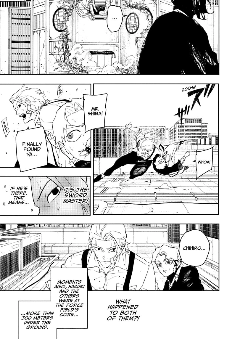 Kagurabachi Manga Chapter 109 page 7 - Tobimune vs. Magatsumi