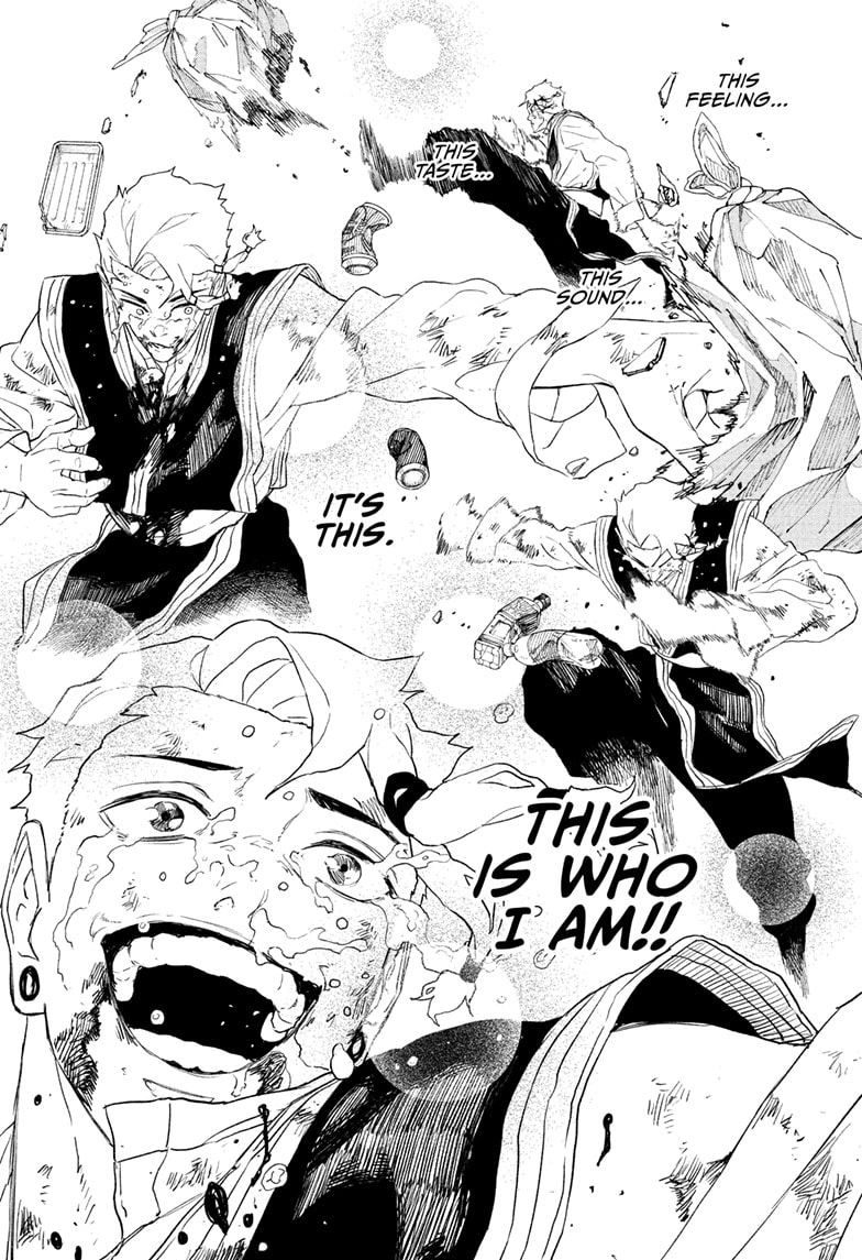 Kagurabachi Manga Chapter 112.5 page 16 - Soya Sazanami's Memories, Begone!