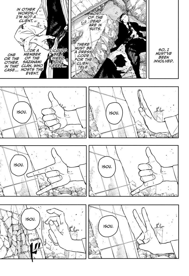 Kagurabachi Manga Chapter 112.5 page 5 - Soya Sazanami's Memories, Begone!