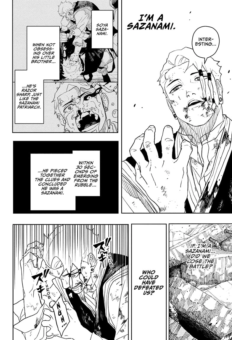 Kagurabachi Manga Chapter 112.5 page 6 - Soya Sazanami's Memories, Begone!