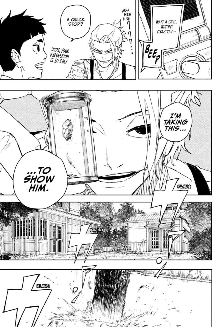 Kagurabachi Manga Chapter 113 page 17 - Rock