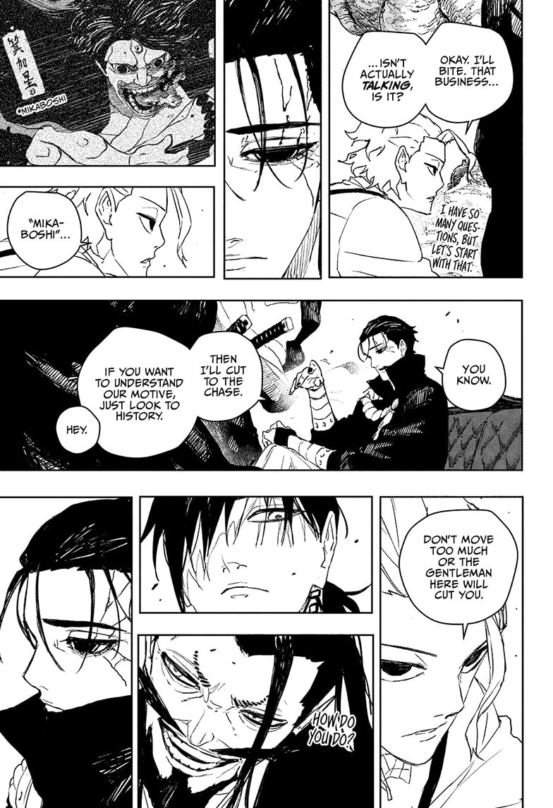 Kagurabachi Manga Chapter 118 page 3 - The Irishima Talks, Part 2