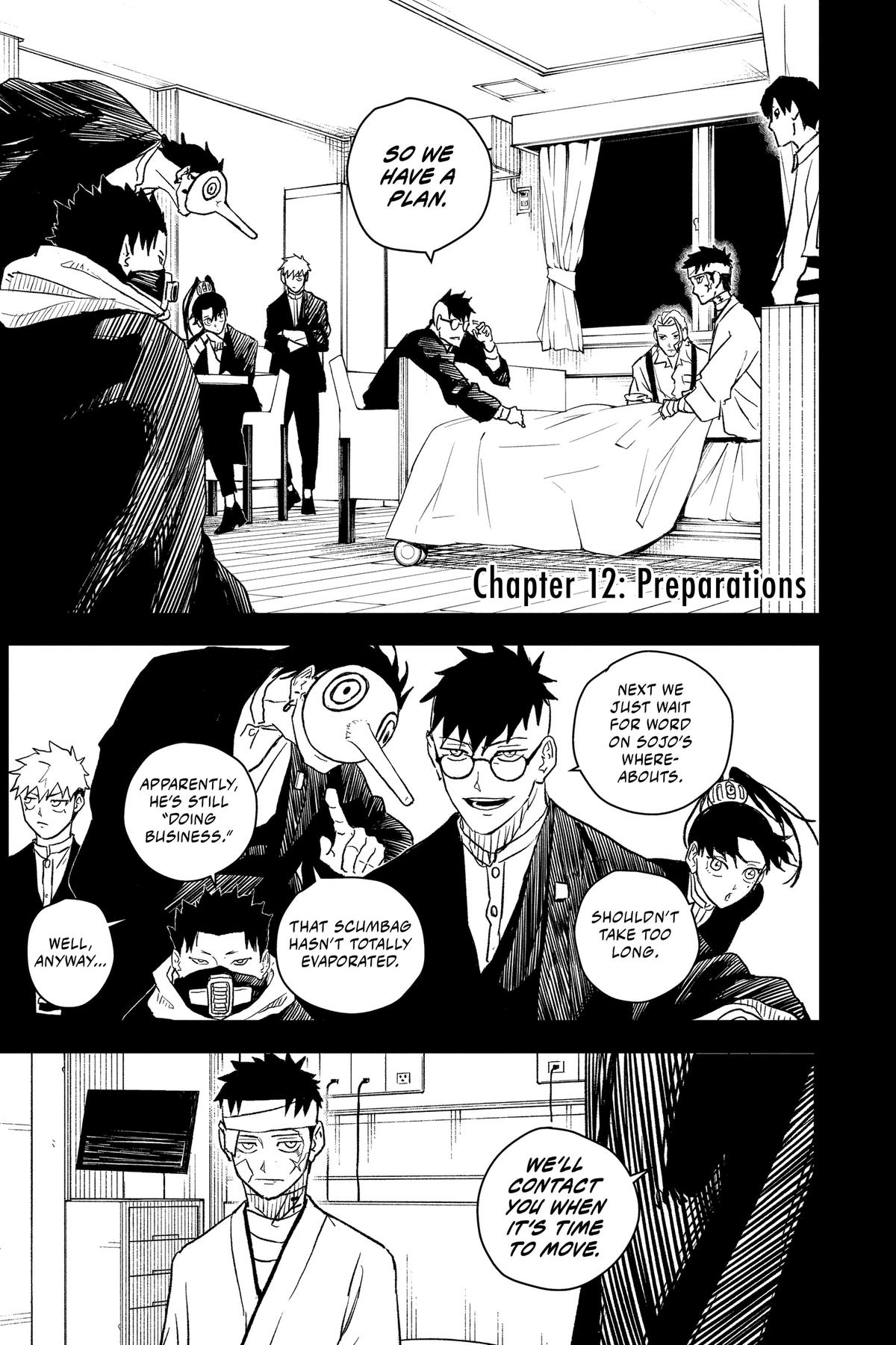 Kagurabachi Manga Chapter 12 page 1 - Preparations