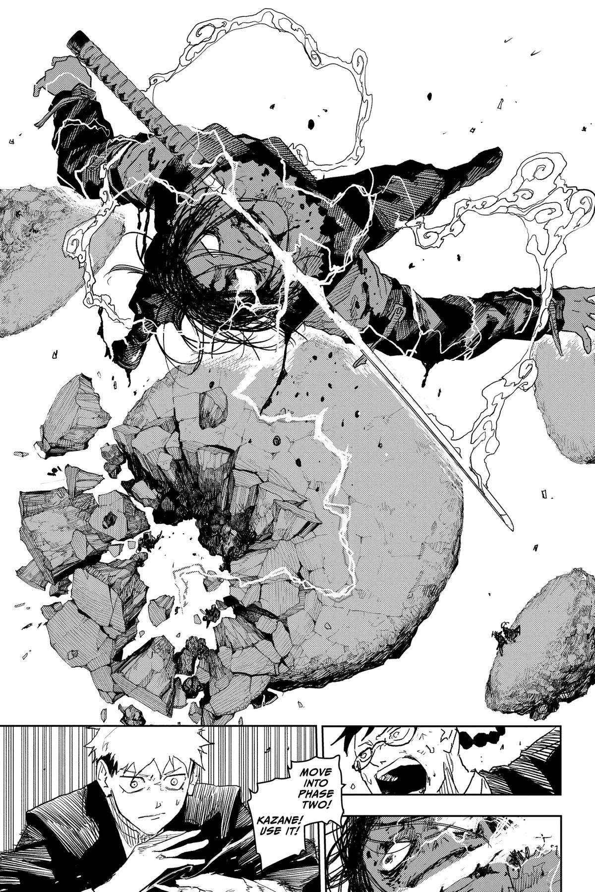 Kagurabachi Manga Chapter 16 page 13 - Silence