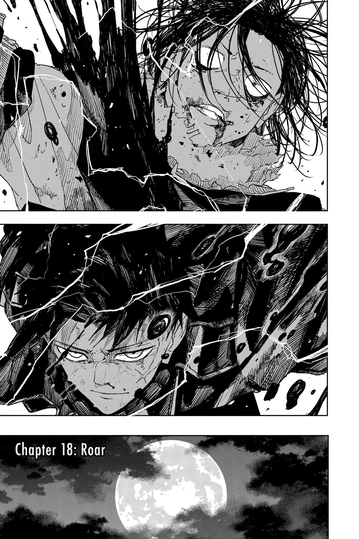 Kagurabachi Manga Chapter 18 page 1 - Roar