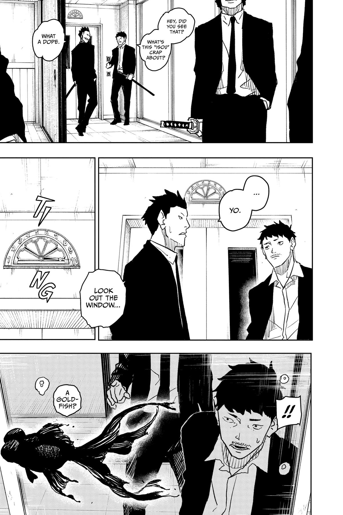 Kagurabachi Manga Chapter 19 page 18 - Knight of Darkness