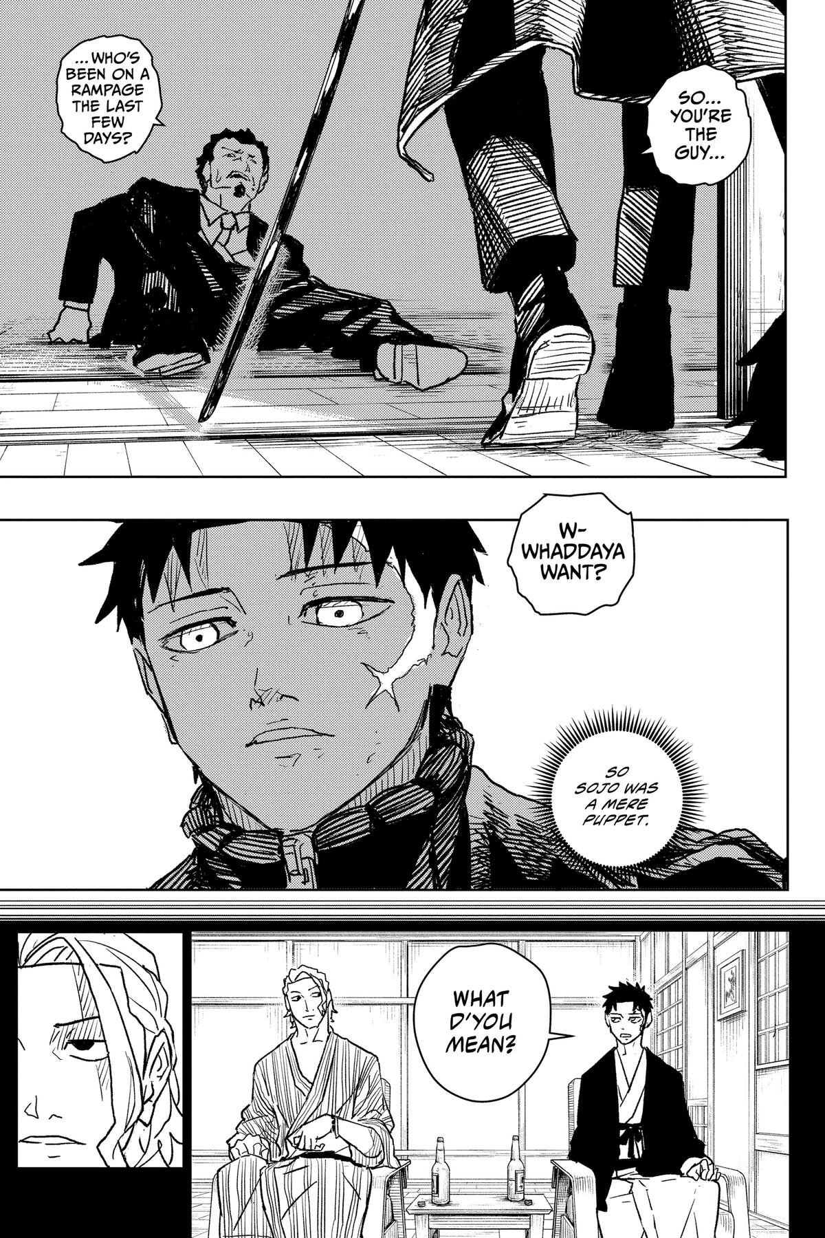 Kagurabachi Manga Chapter 19 page 22 - Knight of Darkness