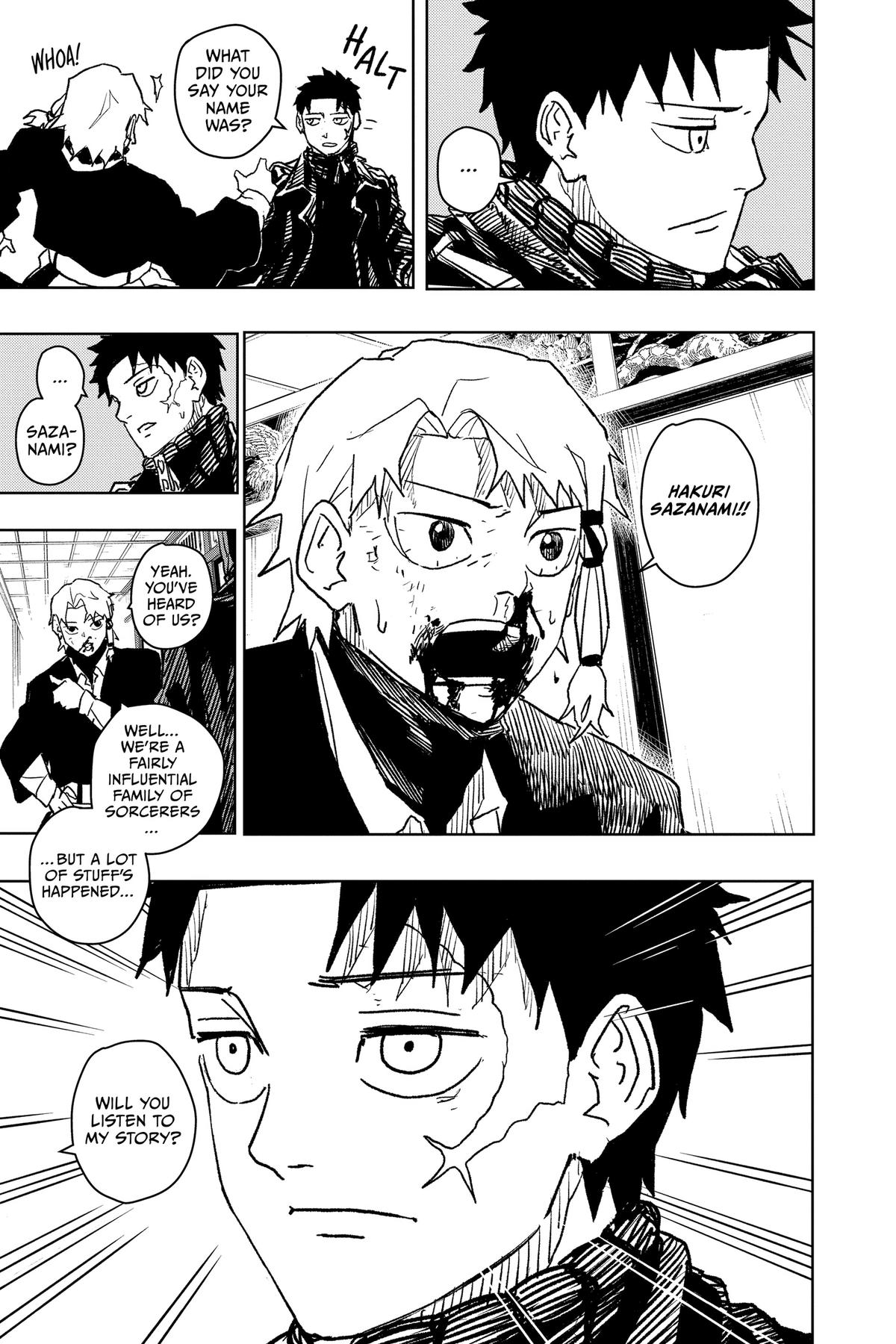 Kagurabachi Manga Chapter 19 page 28 - Knight of Darkness