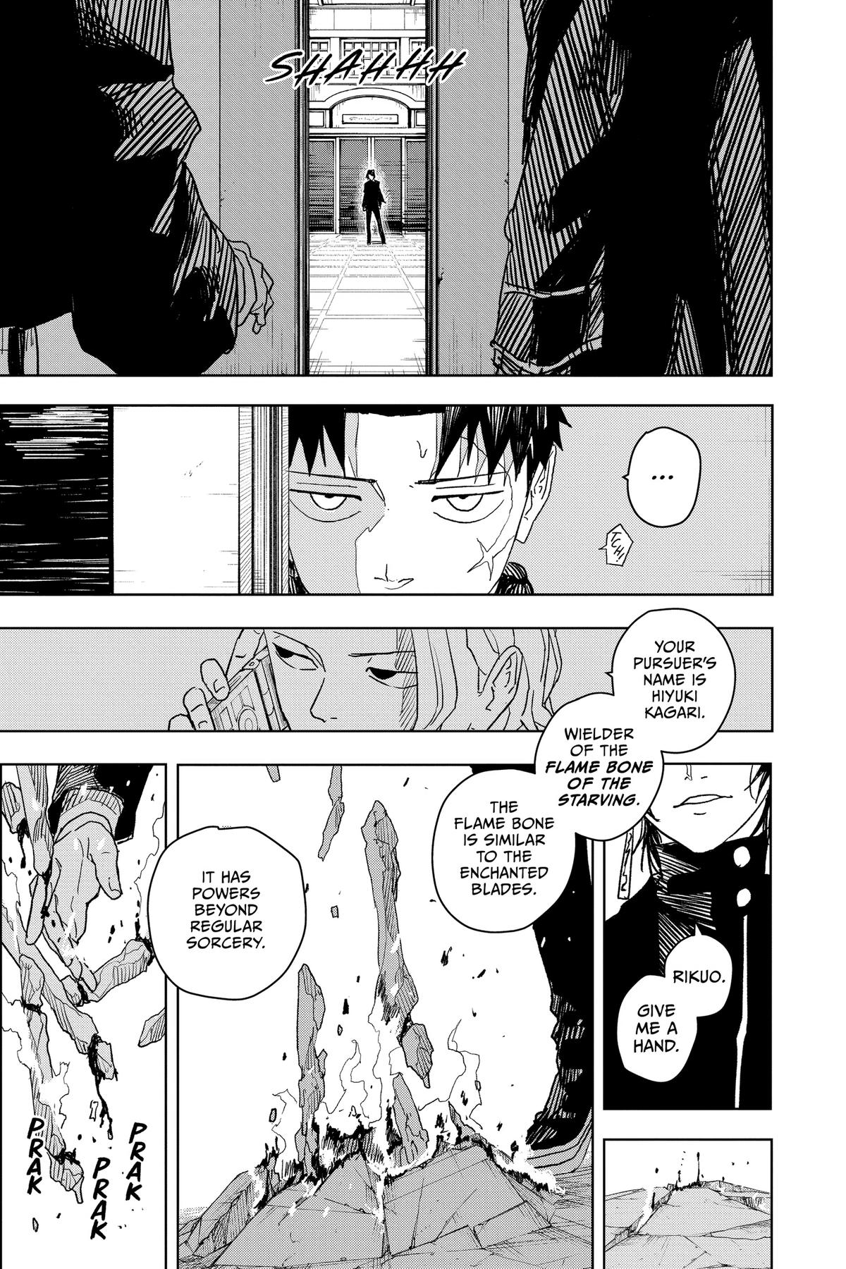 Kagurabachi Manga Chapter 20 page 9 - The Kamunabi's Weapon