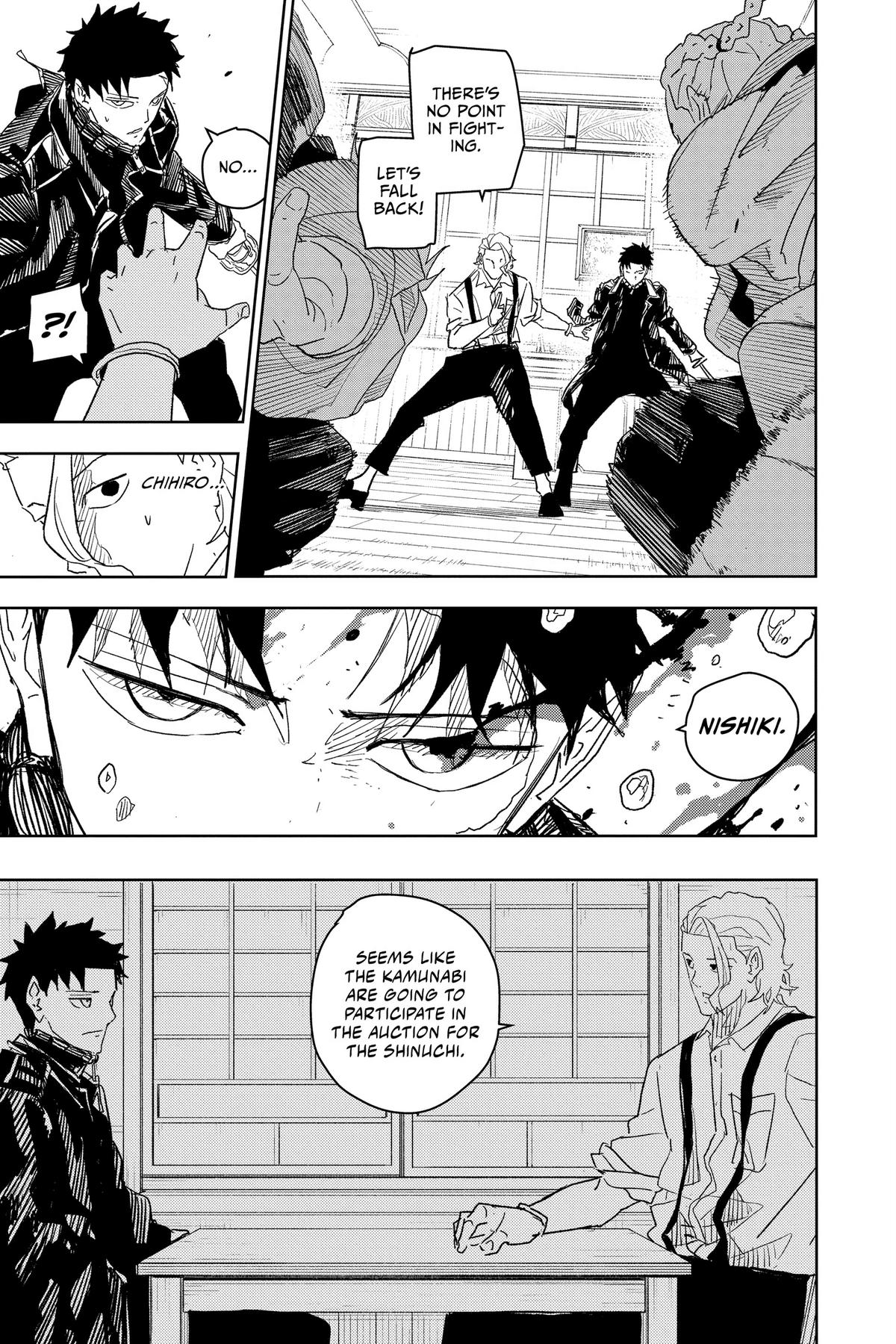 Kagurabachi Manga Chapter 24 page 3 - Hunters