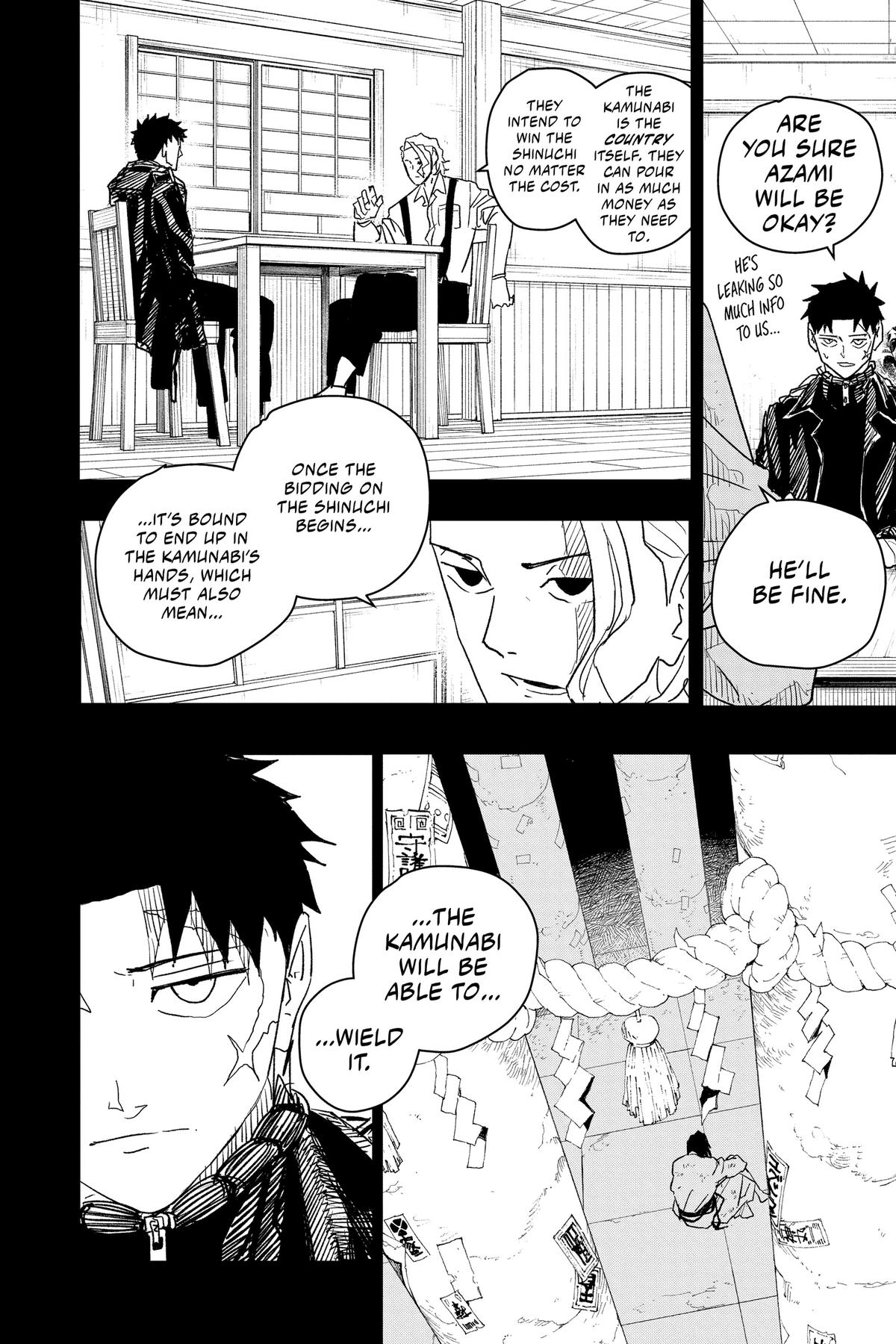 Kagurabachi Manga Chapter 24 page 4 - Hunters