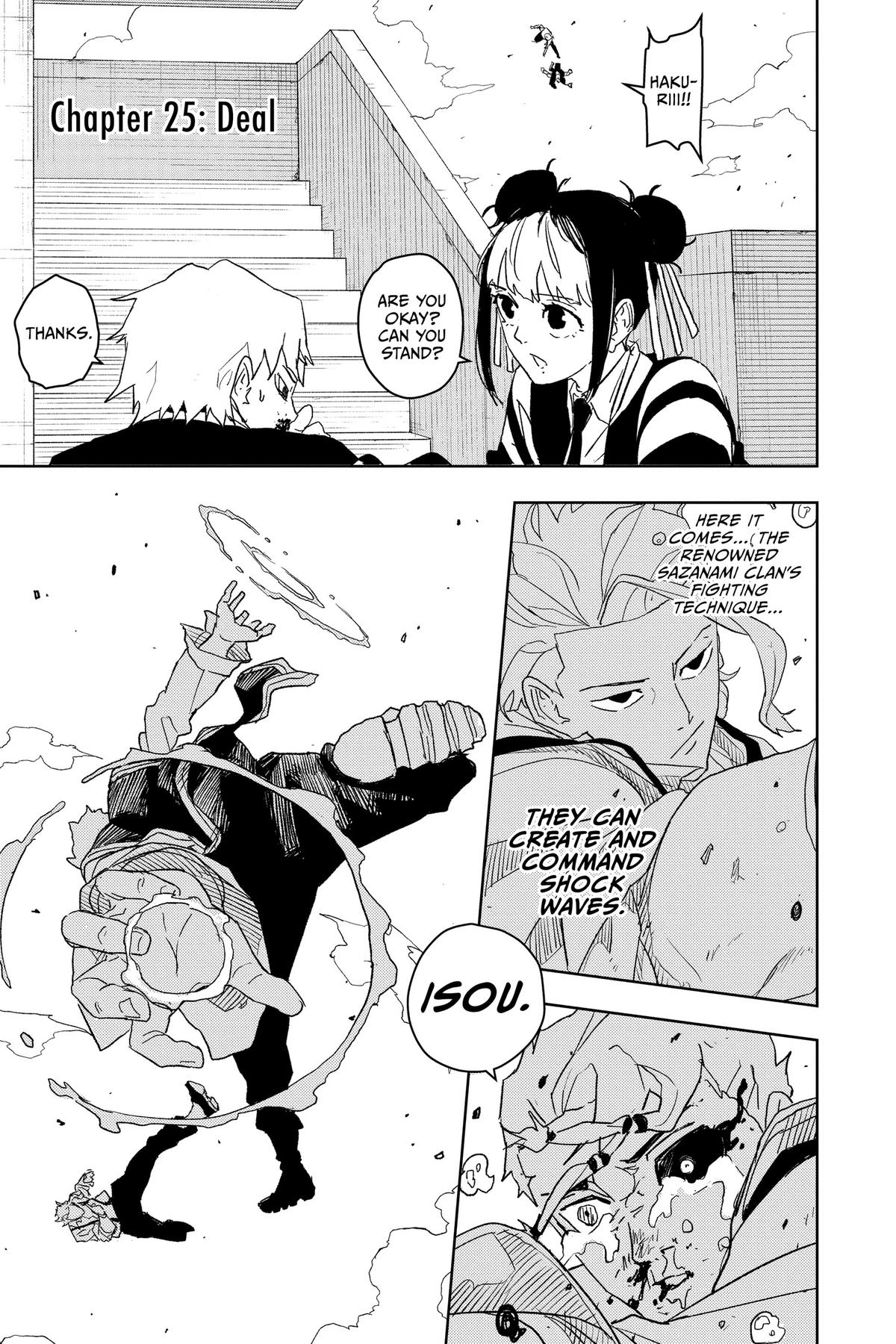 Kagurabachi Manga Chapter 25 page 1 - Deal