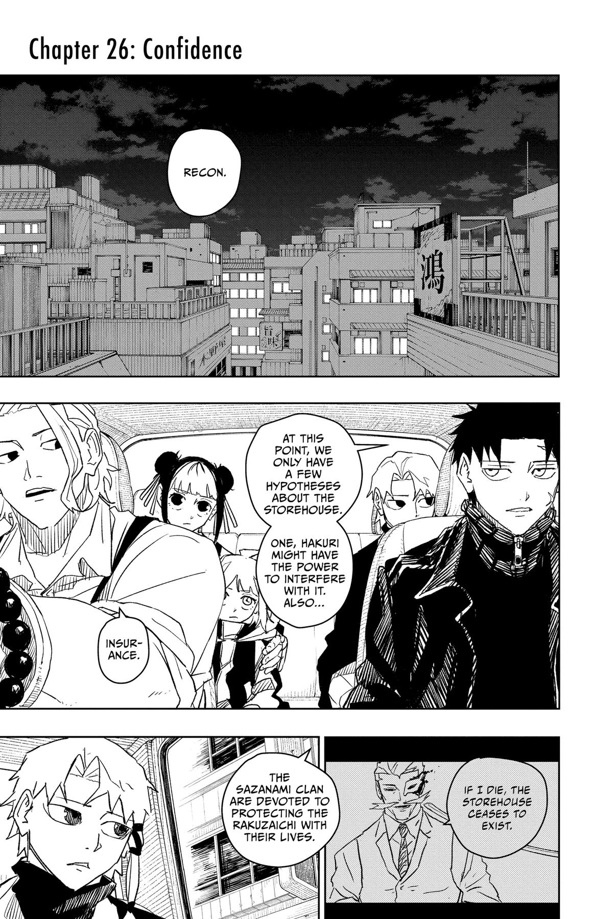 Kagurabachi Manga Chapter 26 page 3 - Confidence