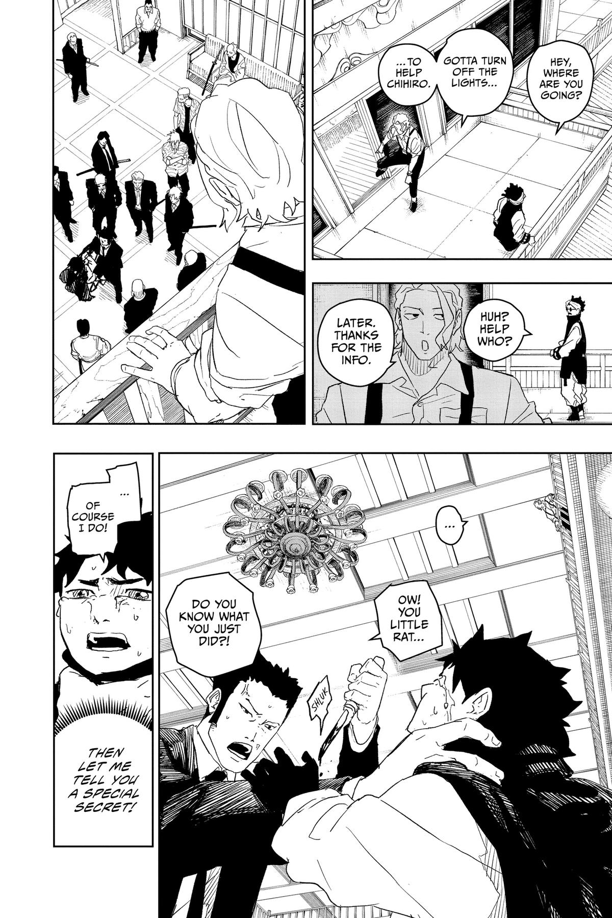 Kagurabachi Manga Chapter 27 page 12 - Mr. Inazuma