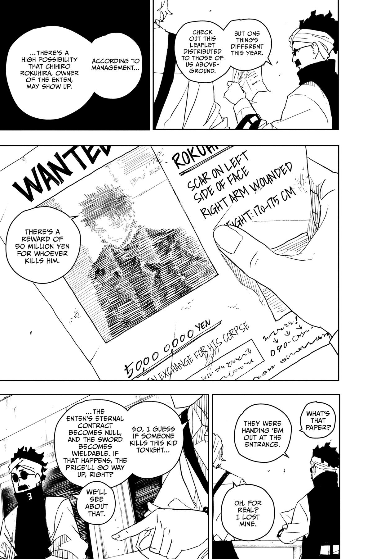 Kagurabachi Manga Chapter 27 page 3 - Mr. Inazuma