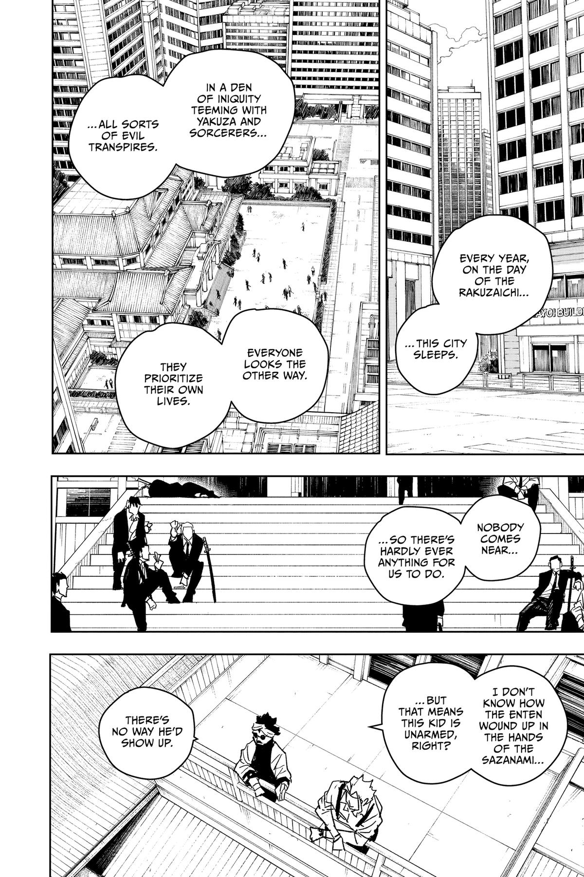 Kagurabachi Manga Chapter 27 page 4 - Mr. Inazuma