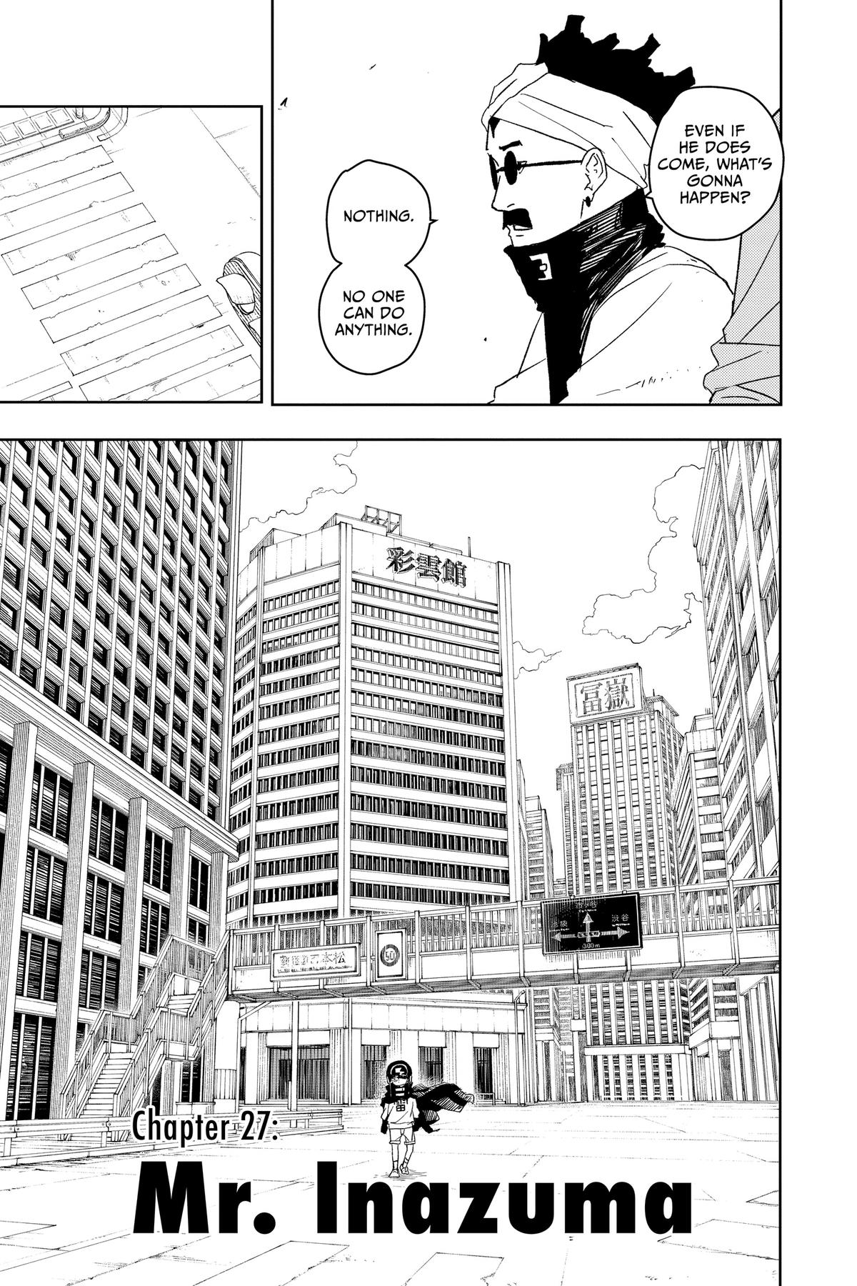 Kagurabachi Manga Chapter 27 page 5 - Mr. Inazuma
