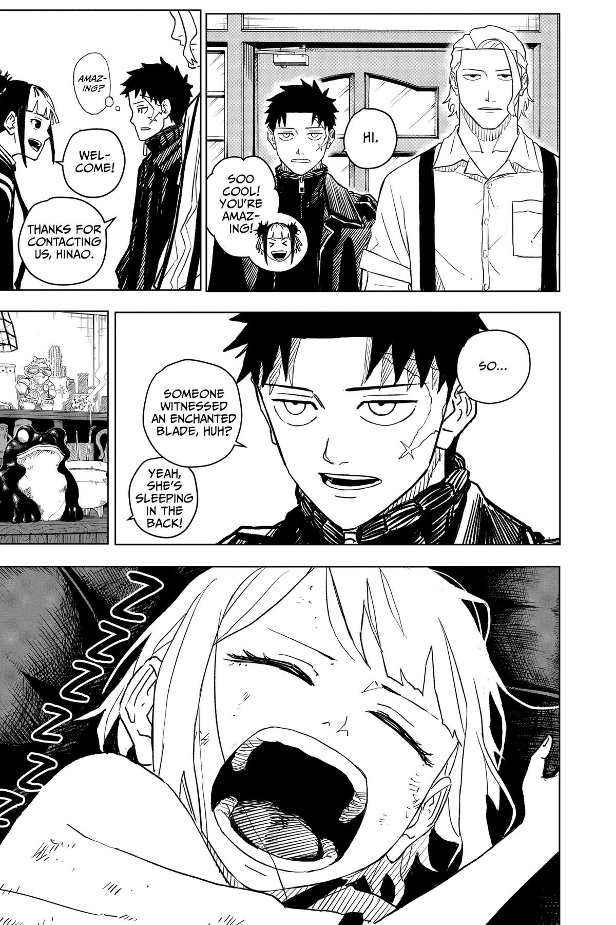 Kagurabachi Manga Chapter 3 page 7 - Witness