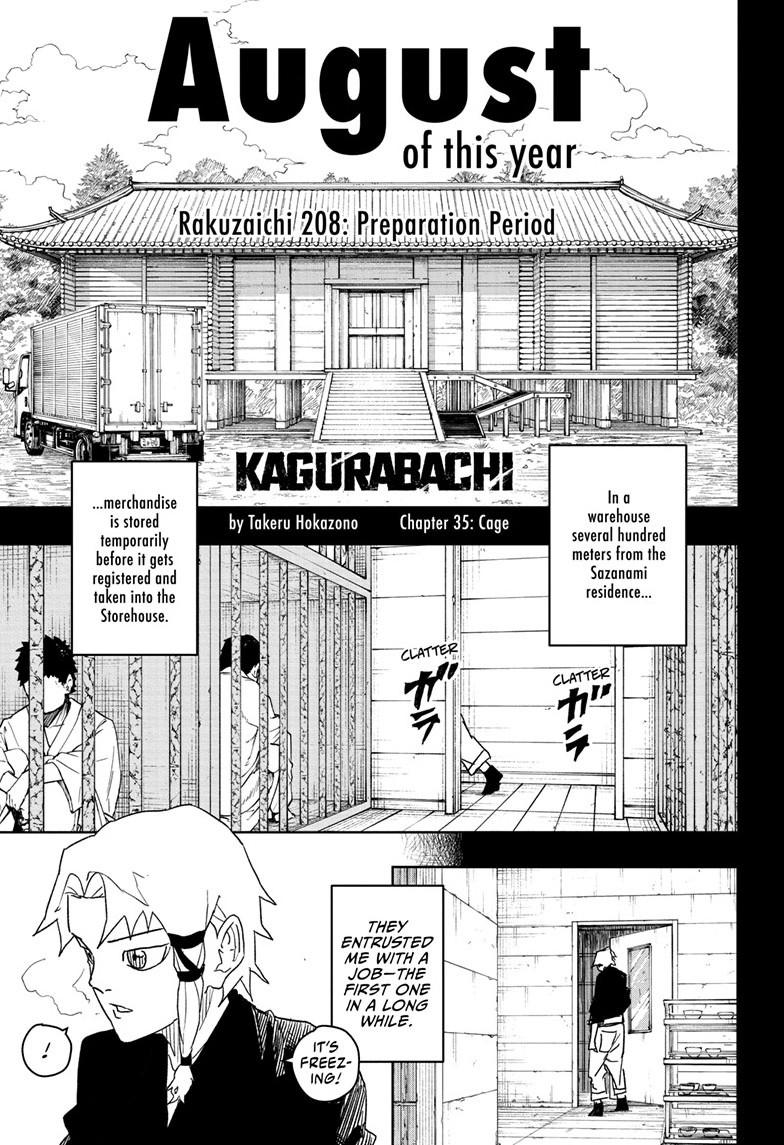 Kagurabachi Manga Chapter 35 page 1 - Cage
