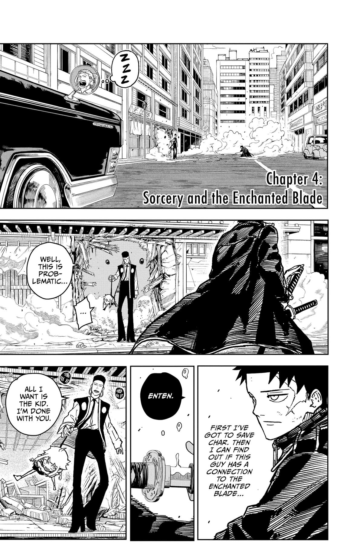 Kagurabachi Manga Chapter 4 page 1 - Sorcery and the Enchanted Blade