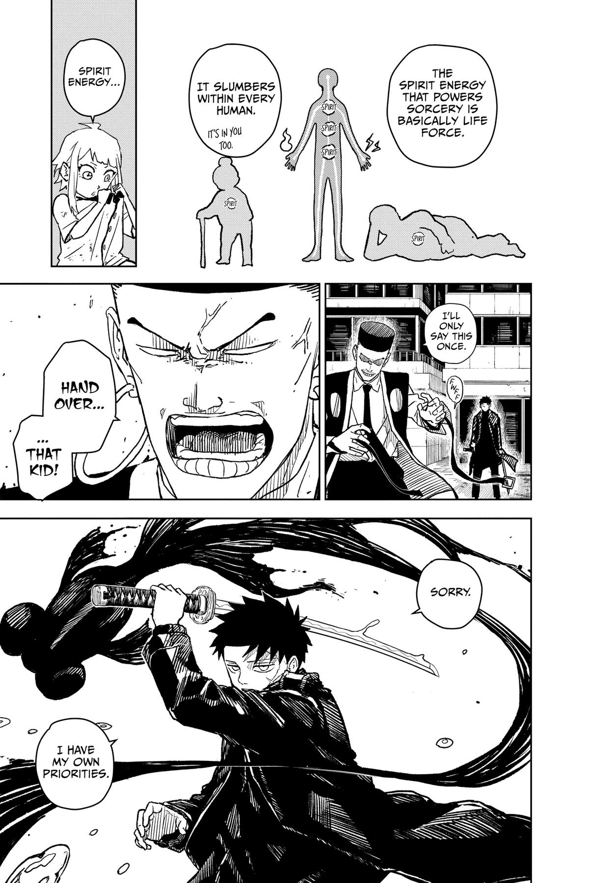 Kagurabachi Manga Chapter 4 page 5 - Sorcery and the Enchanted Blade