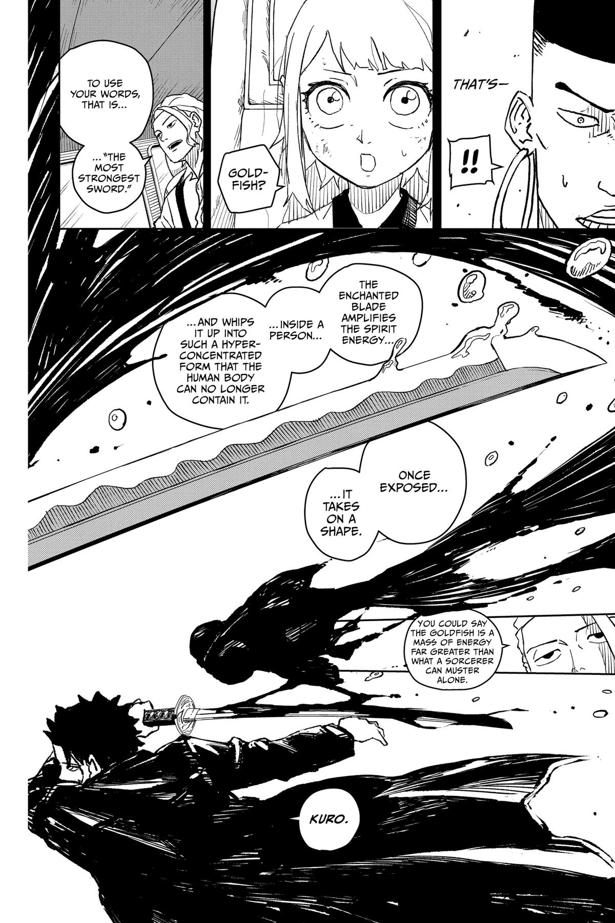 Kagurabachi Manga Chapter 4 page 6 - Sorcery and the Enchanted Blade