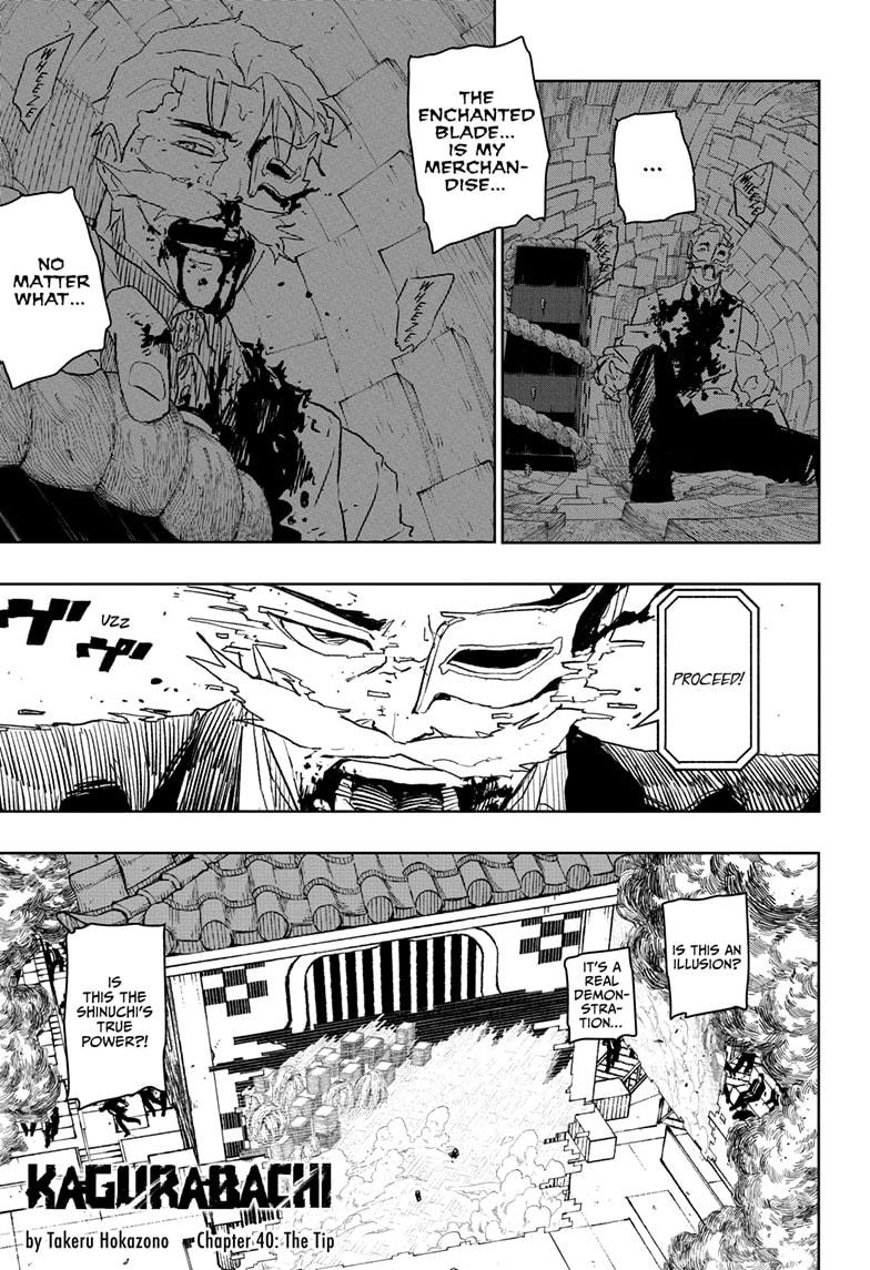 Kagurabachi Manga Chapter 40 page 1 - The Tip