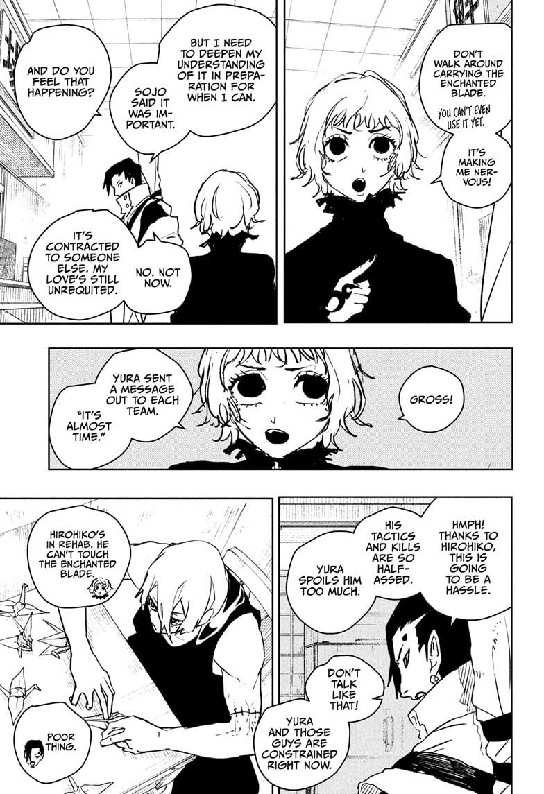 Kagurabachi Manga Chapter 61 page 17 - Night Battle