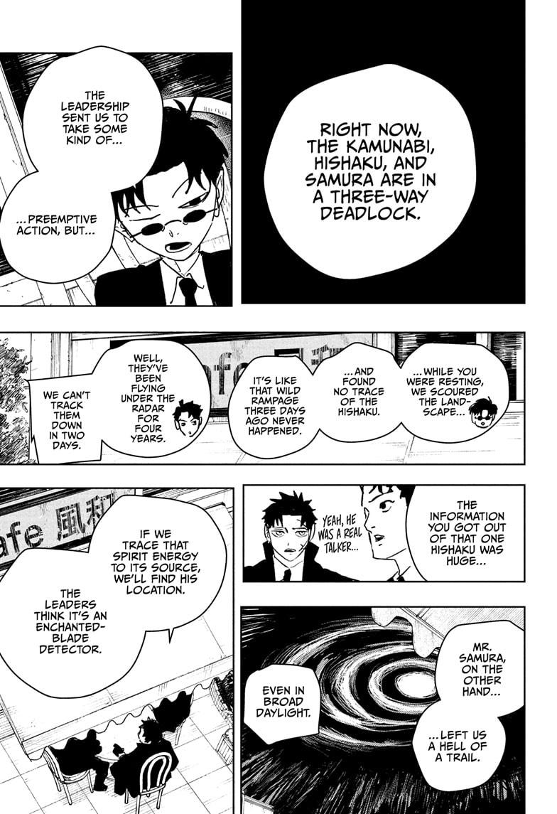 Kagurabachi Manga Chapter 61 page 5 - Night Battle