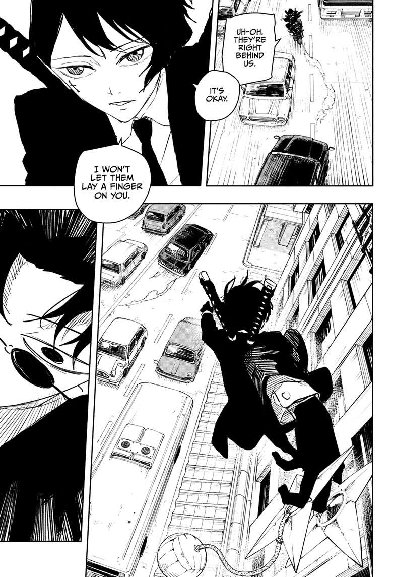 Kagurabachi Manga Chapter 63 page 10 - Car Chase