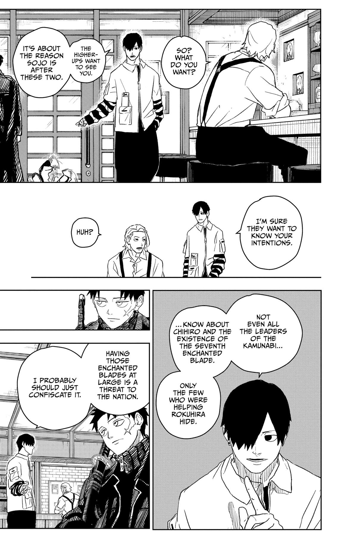 Kagurabachi Manga Chapter 7 page 10 - Smoke Signal