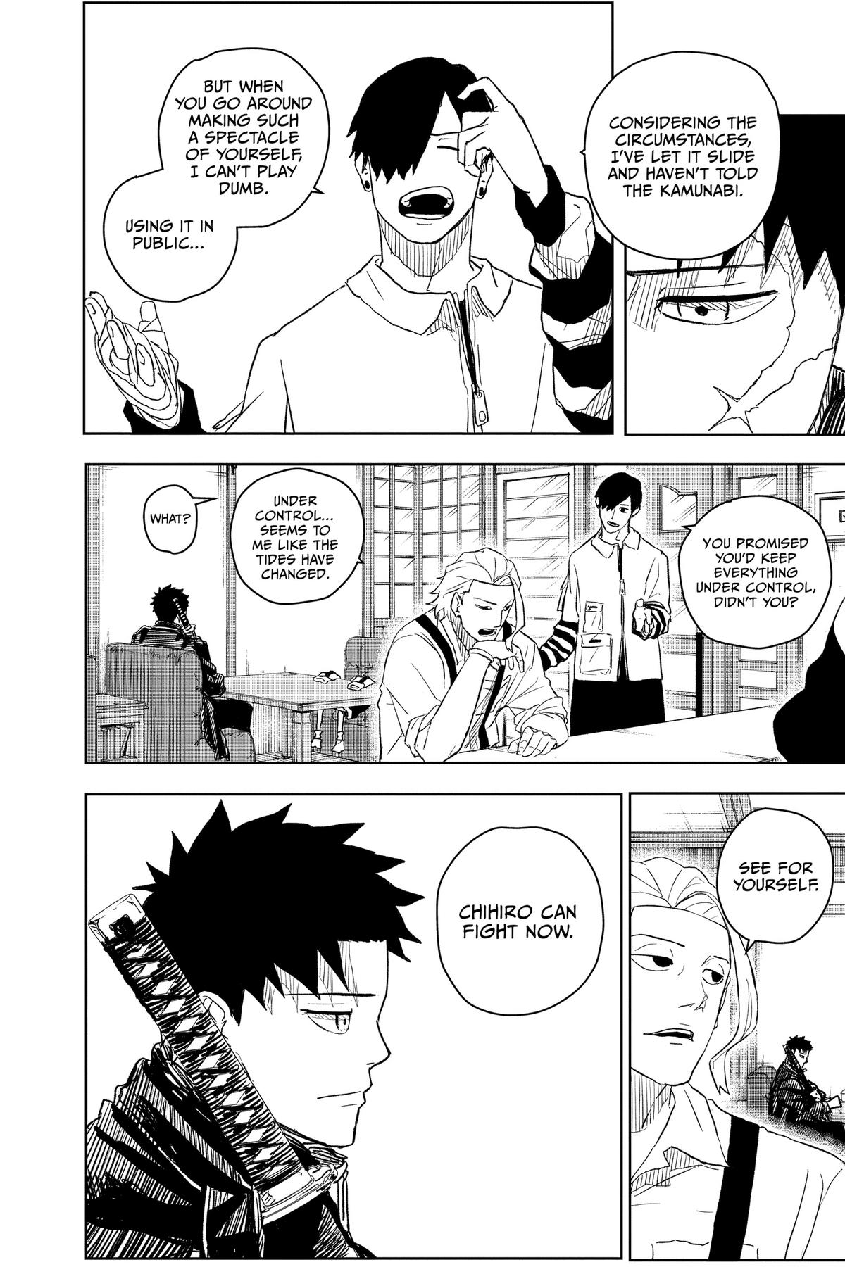 Kagurabachi Manga Chapter 7 page 11 - Smoke Signal