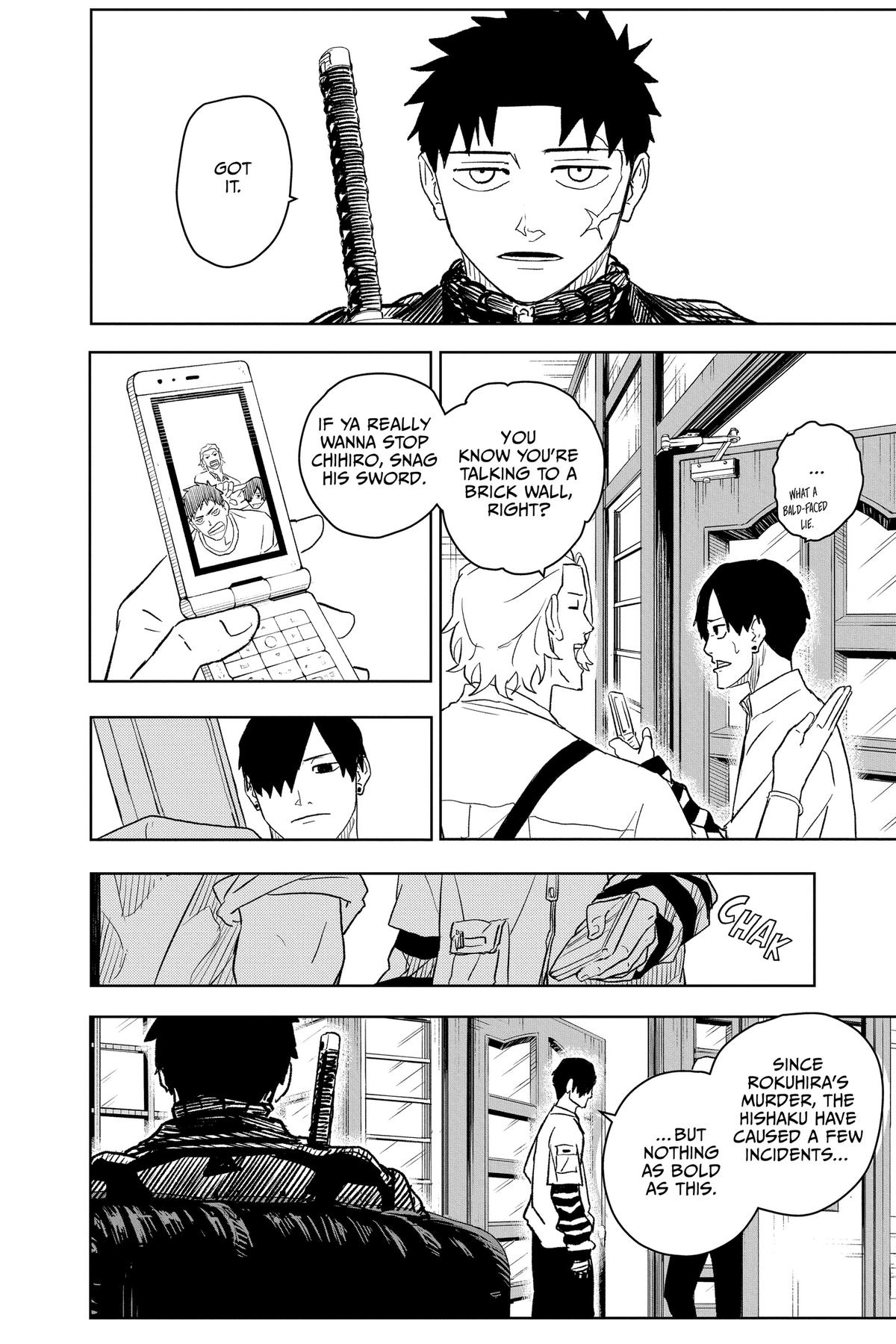 Kagurabachi Manga Chapter 7 page 16 - Smoke Signal