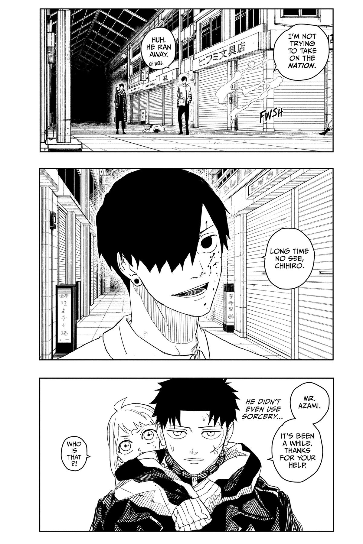 Kagurabachi Manga Chapter 7 page 6 - Smoke Signal