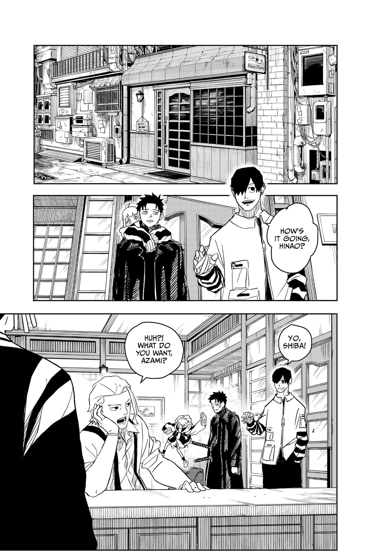 Kagurabachi Manga Chapter 7 page 8 - Smoke Signal