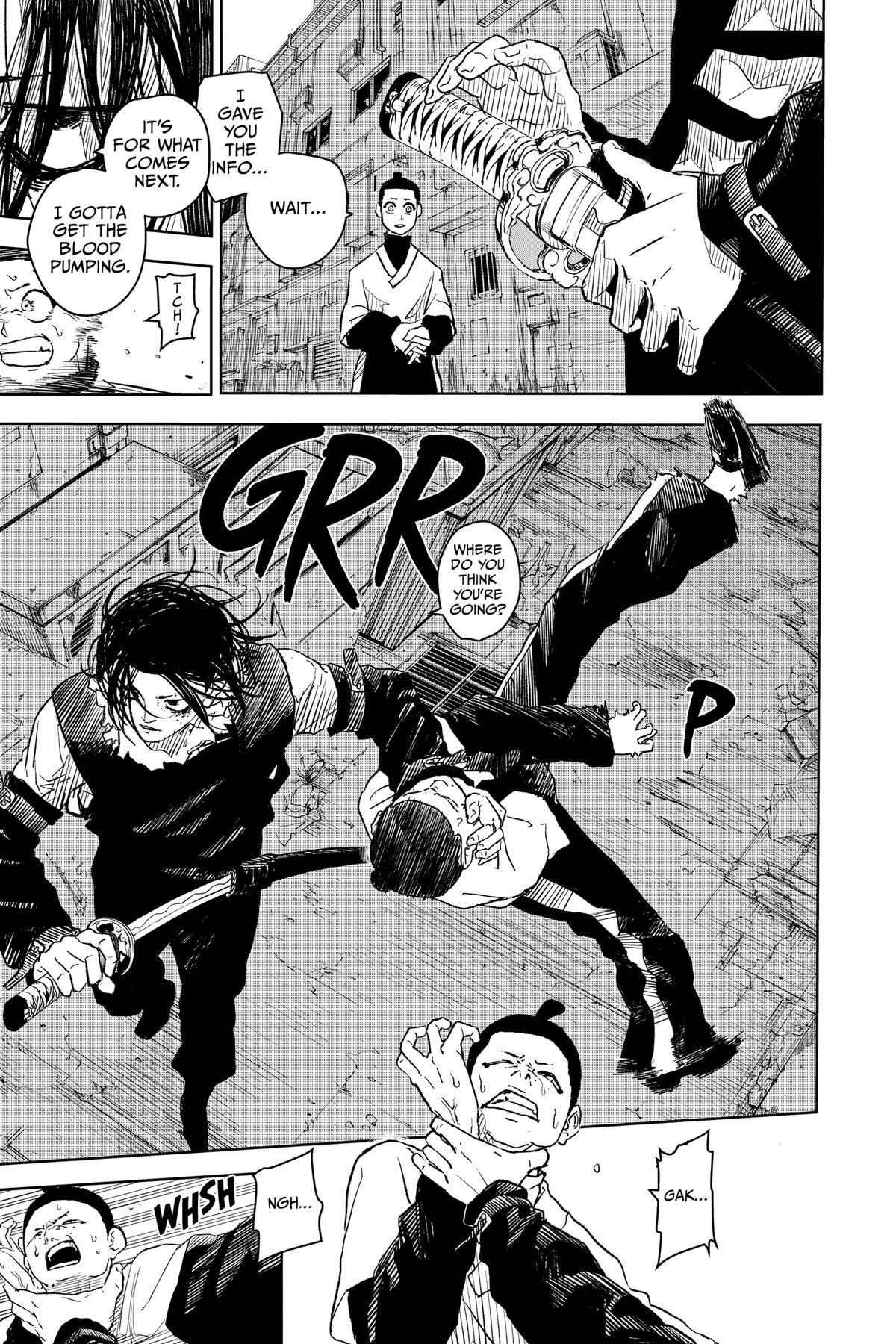 Kagurabachi Manga Chapter 8 page 13 - Norisaku Madoka: I Will Change