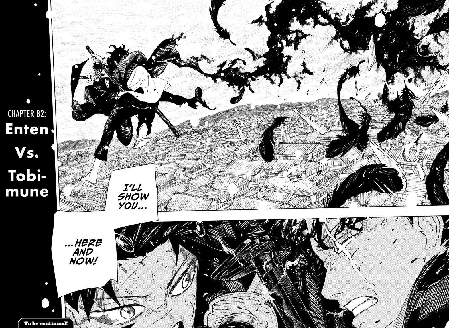 Kagurabachi Manga Chapter 82 page 19 - Enten Vs. Tobimune