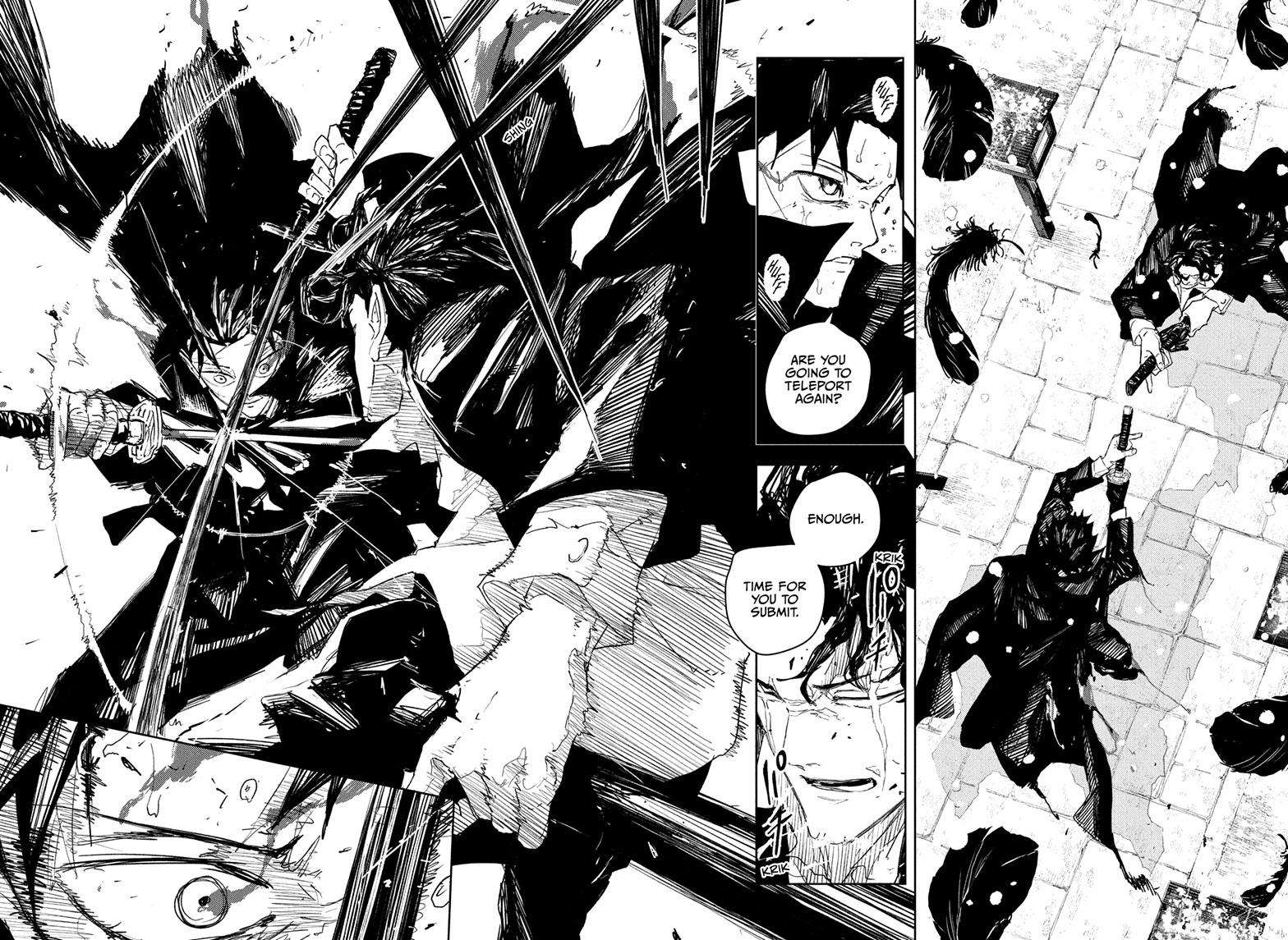 Kagurabachi Manga Chapter 84 page 9 - The Wounded