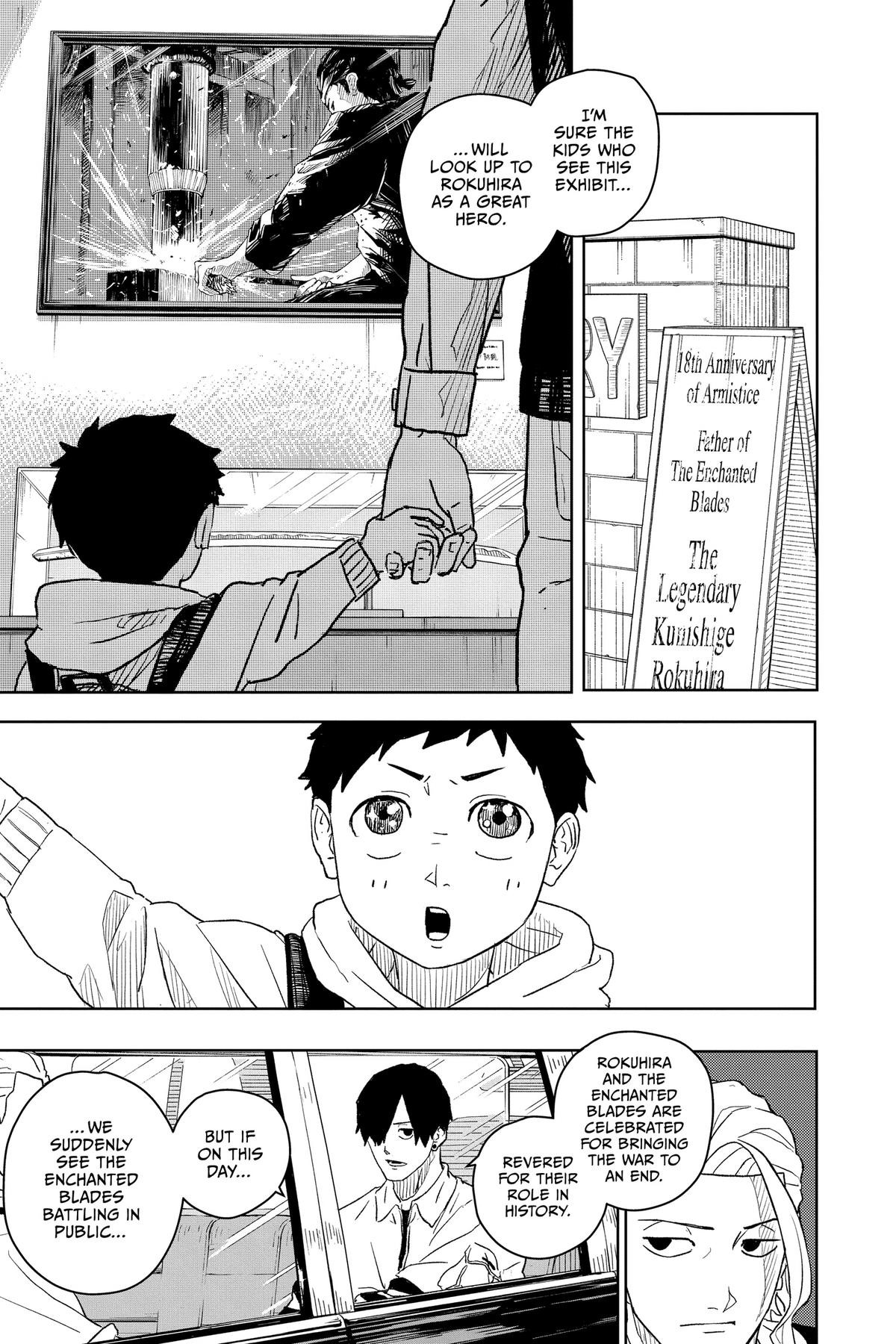 Kagurabachi Manga Chapter 9 page 10 - Enten vs. Cloud Gouger