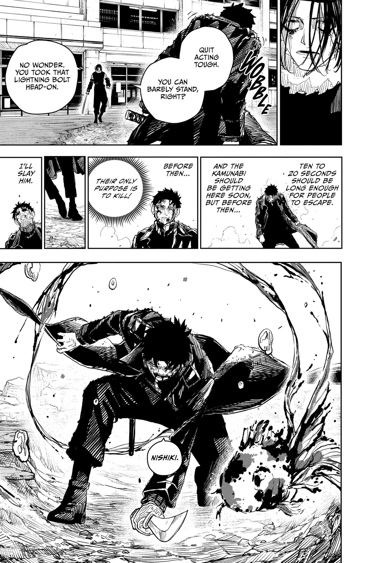 Kagurabachi Manga Chapter 9 page 25 - Enten vs. Cloud Gouger