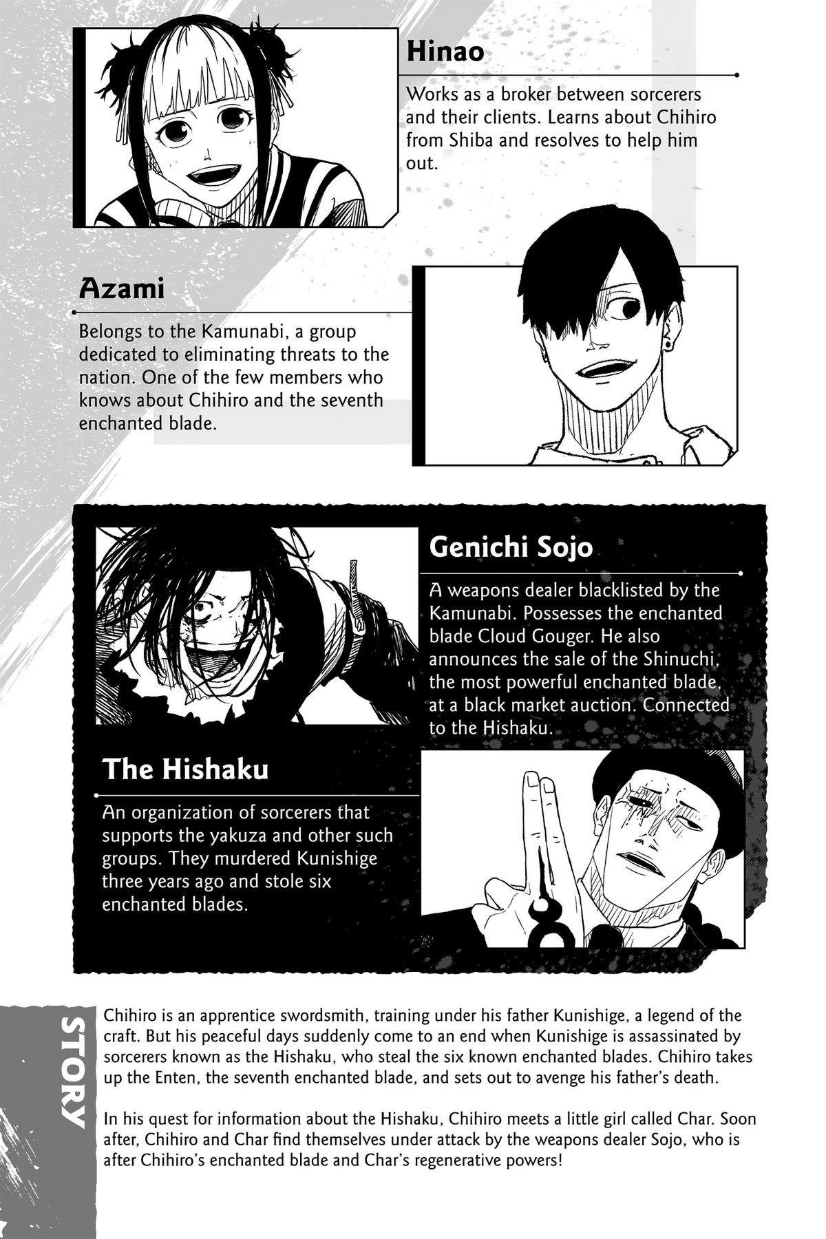 Kagurabachi Manga Chapter 9 page 6 - Enten vs. Cloud Gouger