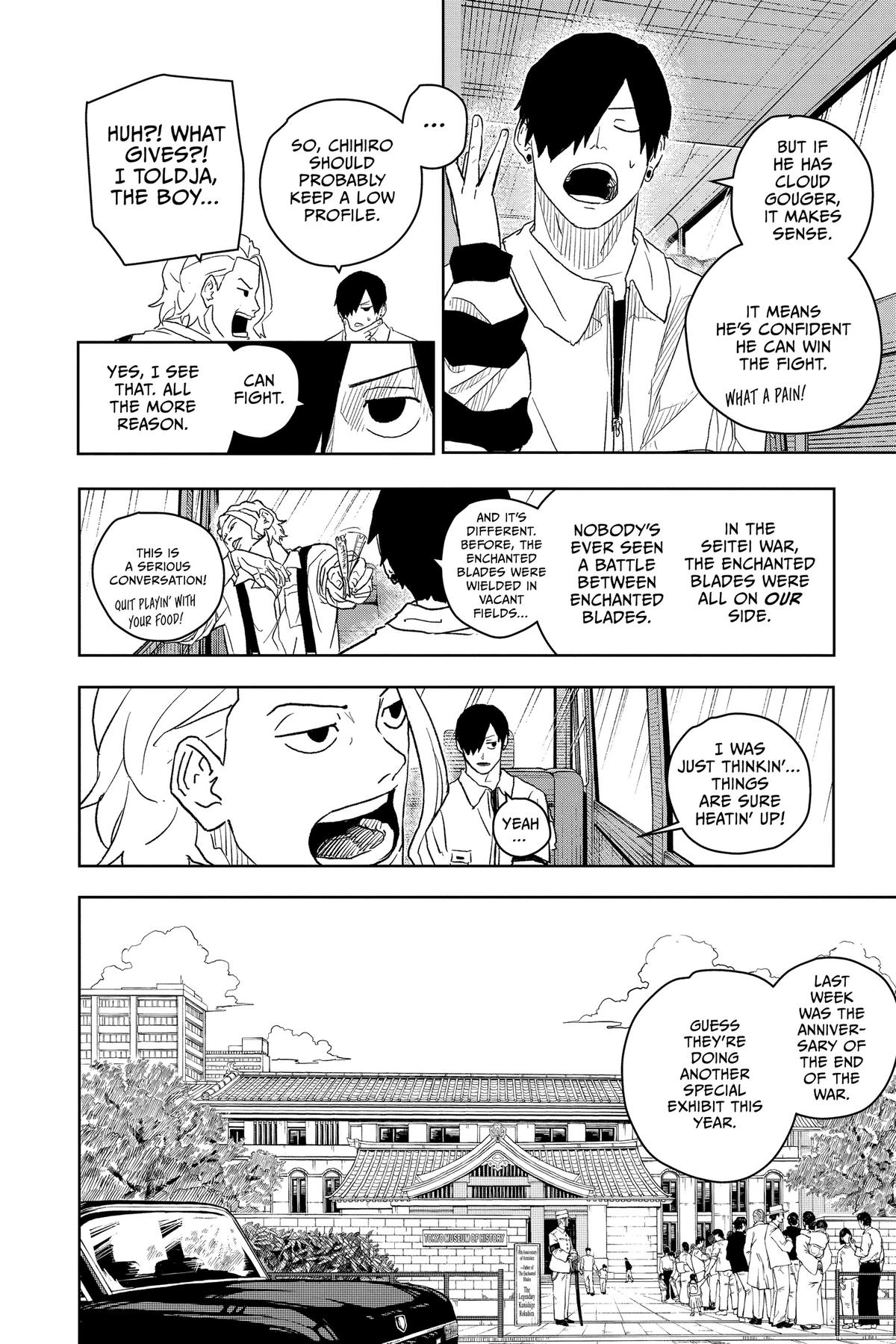 Kagurabachi Manga Chapter 9 page 9 - Enten vs. Cloud Gouger