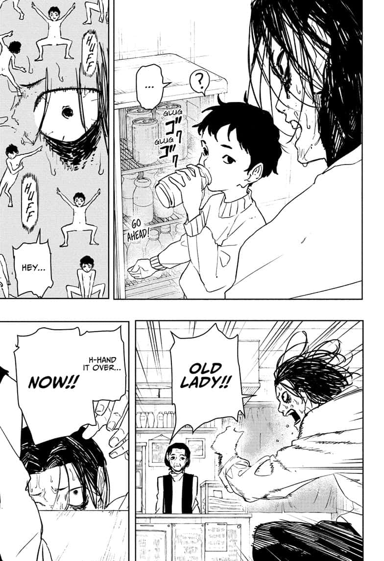 Kagurabachi Manga Chapter 92.5 page 17 - Genichi Sojo's Bathhouse Quest 2