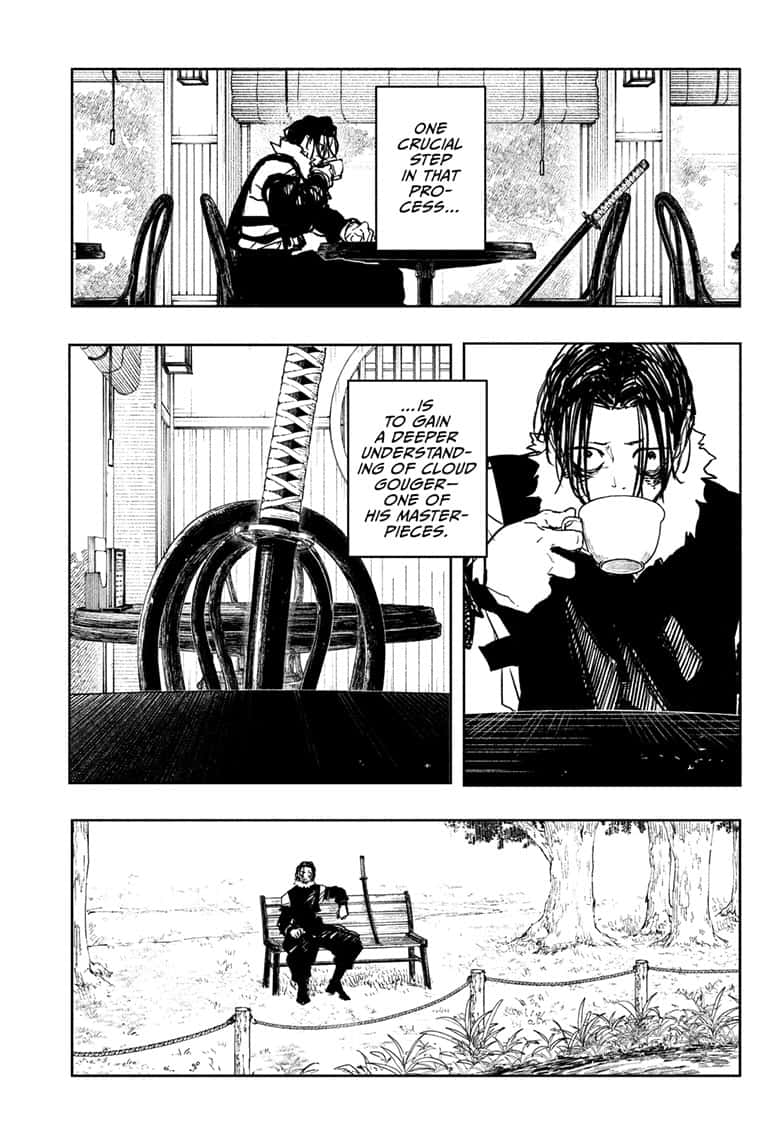 Kagurabachi Manga Chapter 92.5 page 3 - Genichi Sojo's Bathhouse Quest 2