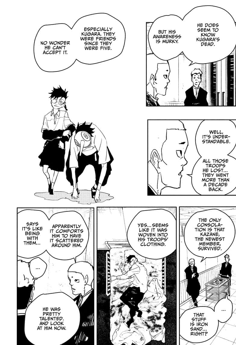 Kagurabachi Manga Chapter 98 page 6 - Ikuto Hagiwara, Worthless Commander